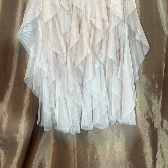 Champagne Skirt Ruffled Floor Length Fun for any occasion - Picture 3 of 5